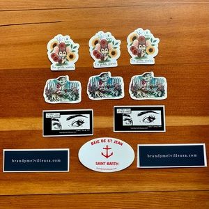 RARE Brandy Melville stickers🇺🇸🌻